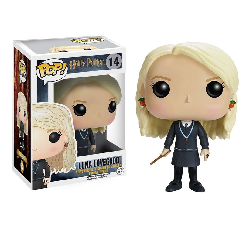 Boneco Funko POP Luna Lovegood 14 Move Harry Potter Brinquedo Colecionável Magia Presente Coleção Criança