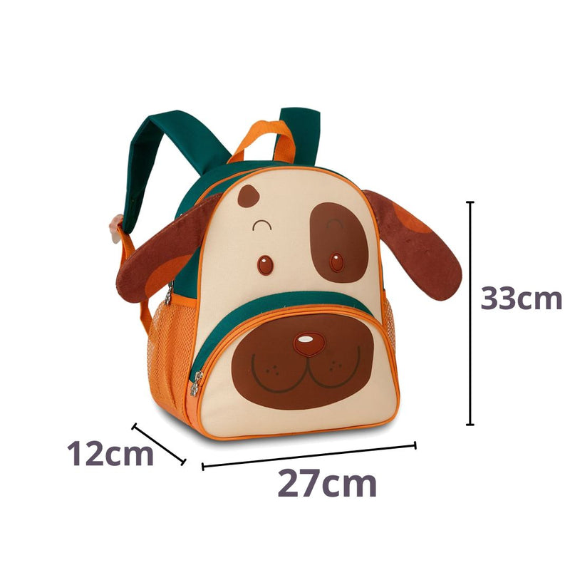 Kit Mochila de Carrinho Laranja Bolsa Mala Lancheira Térmica Duas Alças Escolar Infantil Clio