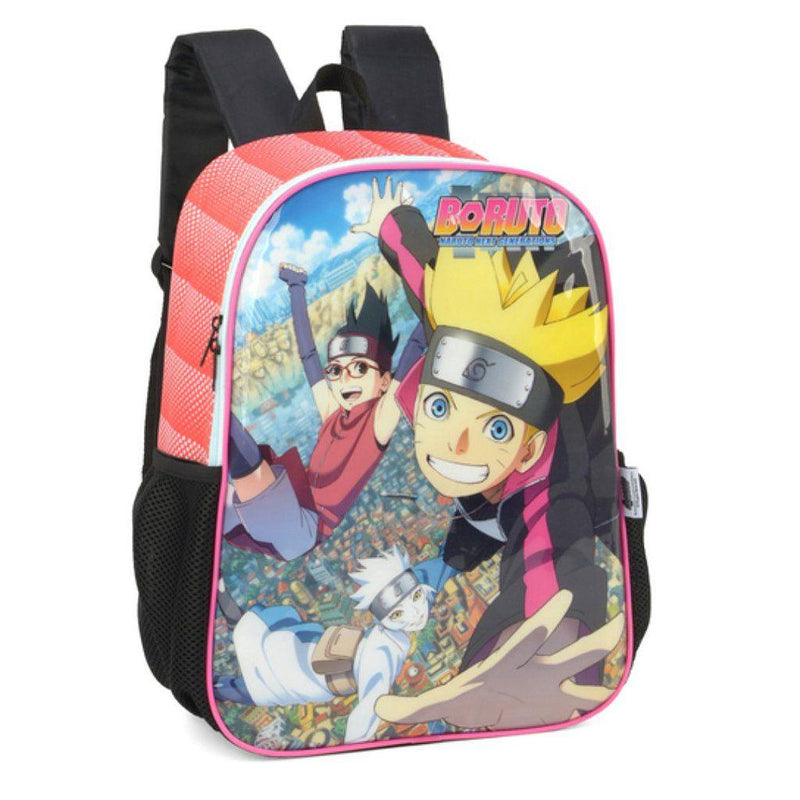 Mochila de Costas Escolar Boruto Uzumaki Naruto Anime Juvenil Ninja Infantil Konoha - Luxcel