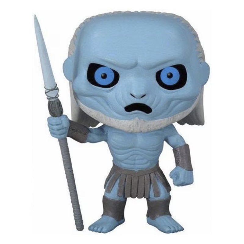 Boneco Funko POP White Walker 06 Game Of Thrones Caminhantes Brancos Série TV Brinquedo Colecionável Presente Coleção Criança