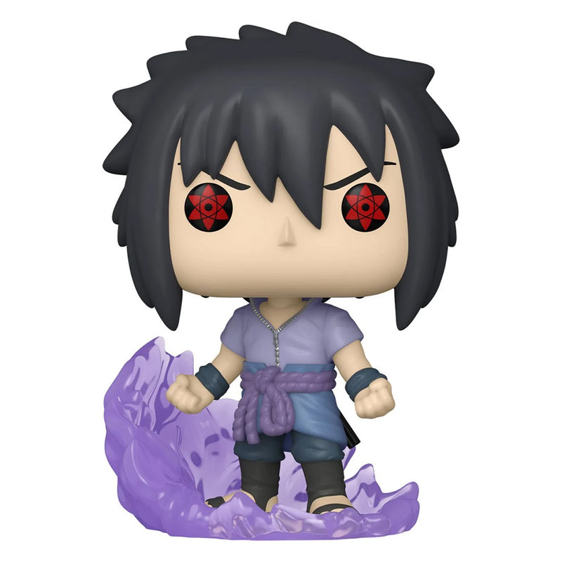 Boneco Pop Funko Sasuke Uchira 1436 Mangekyō Sharingan Susanoo Anime Naruto Shippuden Original Brinquedo Colecionável Presente Coleção Criança