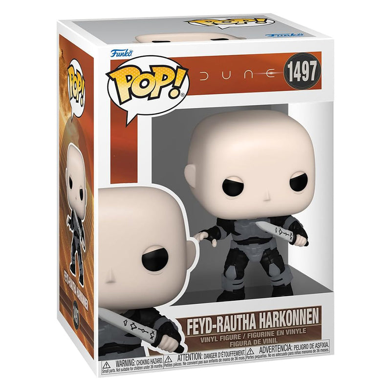 Boneco Funko POP Feyd-Rautha Harkonnen 1497 Filme Dune Brinquedo Colecionável Coleção Criança