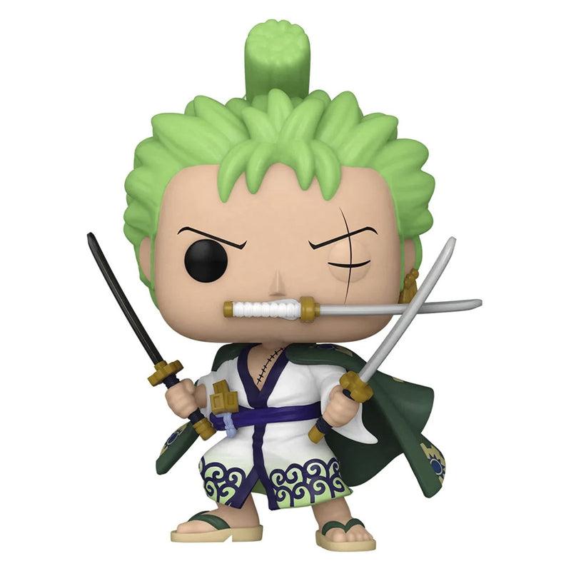 Boneco Funko POP Roronoa Zoro 923 Anime One Piece Brinquedo Colecionável Presente Coleção Criança