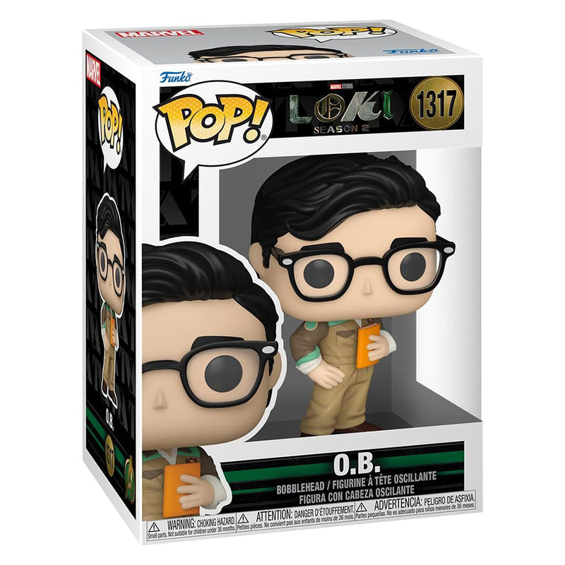 Boneco Funko POP O.B 1317 Marvel Disney Série Loki Brinquedo Colecionável Presente Coleção Criança