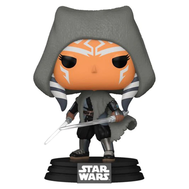 Boneco Funko POP Ahsoka Tano 650 Star Wars Disney Série Ahsoka Brinquedo Colecionável Presente Coleção Criança