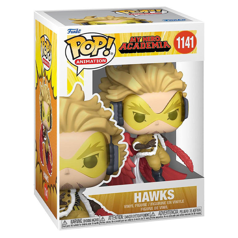 Boneco Funko POP Hawks 1141 Anime Boku No Hero Academia Brinquedo Colecionável Presente Coleção Criança