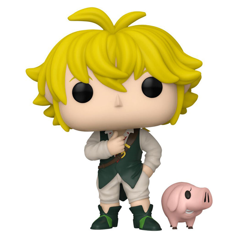 Boneco Funko POP Melodias com Hawk 1497 Anime Seven The Deadly Sins Nanatsu no Taizai Brinquedo Colecionável Presente Coleção Criança