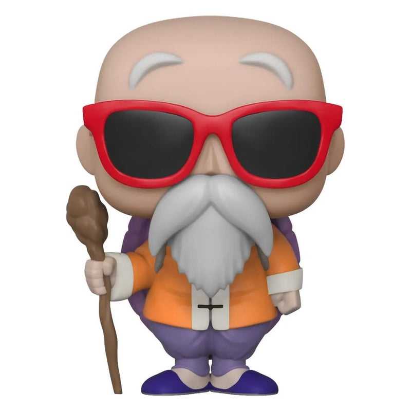 Boneco Funko POP Mestre Roshi 382 Exclusivo Anime Dragon Ball Z Brinquedo Colecionável Presente Coleção Criança