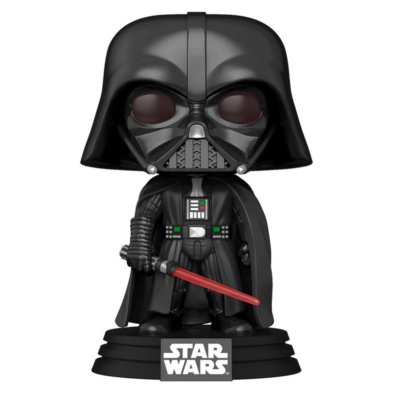 Boneco Funko POP Darth Vader 597 Sabre de Luz Vermelho Disney Lucas Filmes Filme Star Wars Episódio IV Uma Nova Esperança Brinquedo Colecionável Presente Coleção Criança