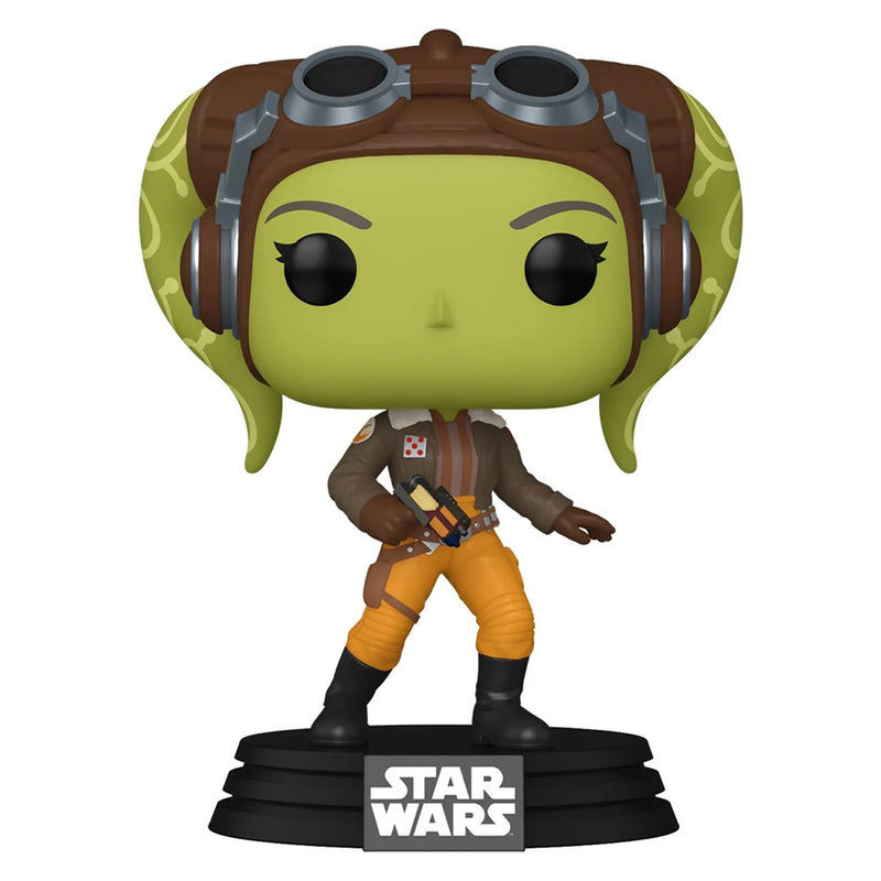 Boneco Funko POP General Hera Syndulla 653 Star Wars Disney Série Ahsoka Brinquedo Colecionável Presente Coleção Criança