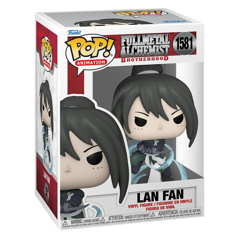 Boneco Funko POP Lan Fan 1581 Anime Manga Fullmetal Alchemist Brotherhood Brinquedo Colecionável Presente Criança