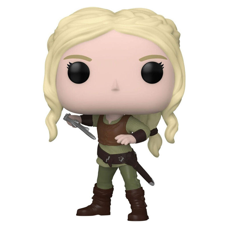 Boneco Funko POP Série The Witcher Ciri 1386 Funko Pop Television Netflix Brinquedo Colecionável Presente Criança