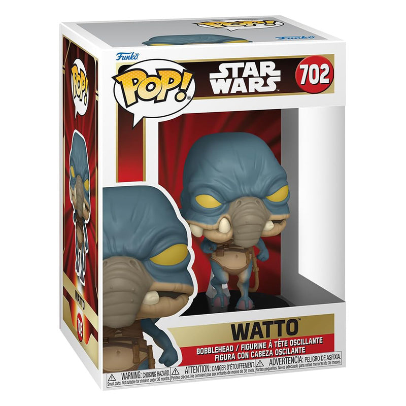 Boneco Funko POP Watto 702 Disney Lucas Filmes Filme Star Wars Episódio I Ameaça Fantasma Brinquedo Colecionável Presente Coleção Criança