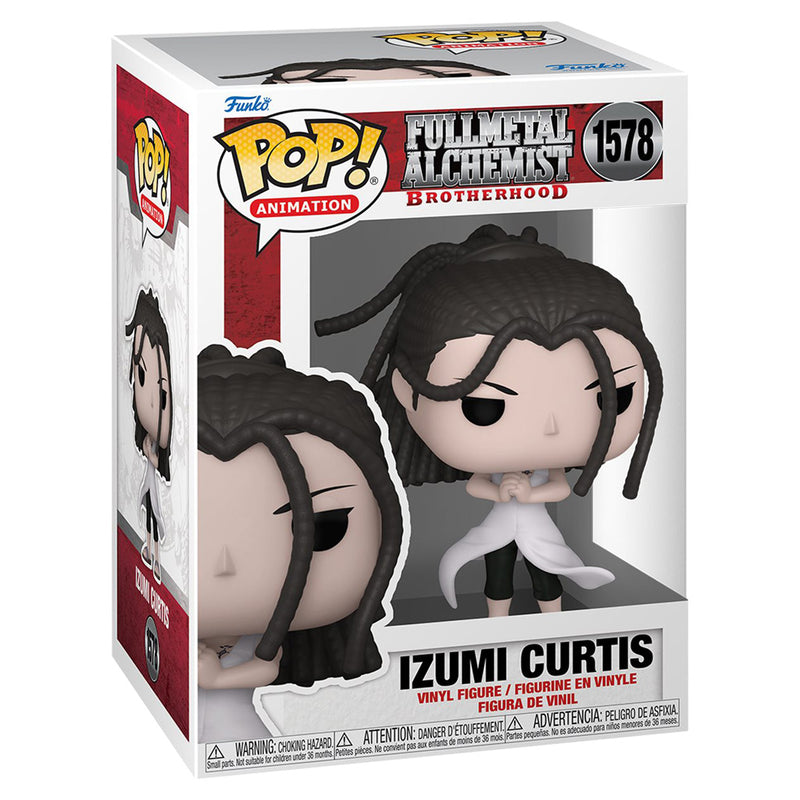 Boneco Funko POP Izumi Curtis 1578 Anime Manga Fullmetal Alchemist Brotherhood Brinquedo Colecionável Presente Criança