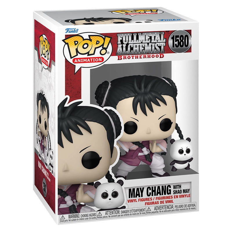 Boneco Funko POP May Chang com Shao May 1580 Anime Manga Fullmetal Alchemist Brotherhood Brinquedo Colecionável Presente Criança