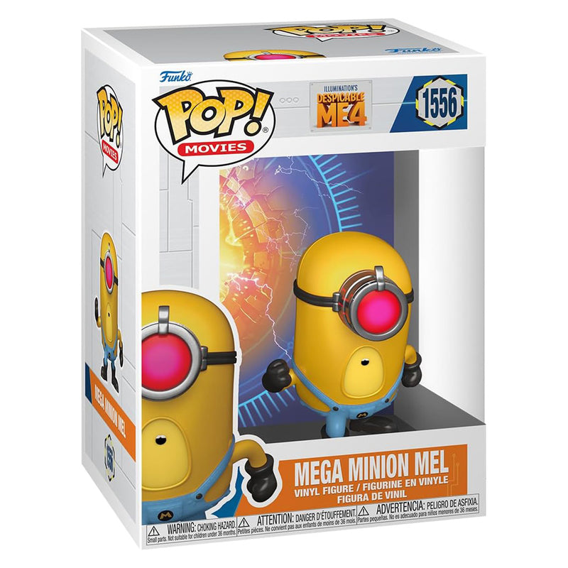 Boneco Funko POP Mega Minion Mel 1556 Disney Filme Meu Malvado Favorito Brinquedo Minions Despicable ME Colecionável Presente Coleção Colecionável Criança