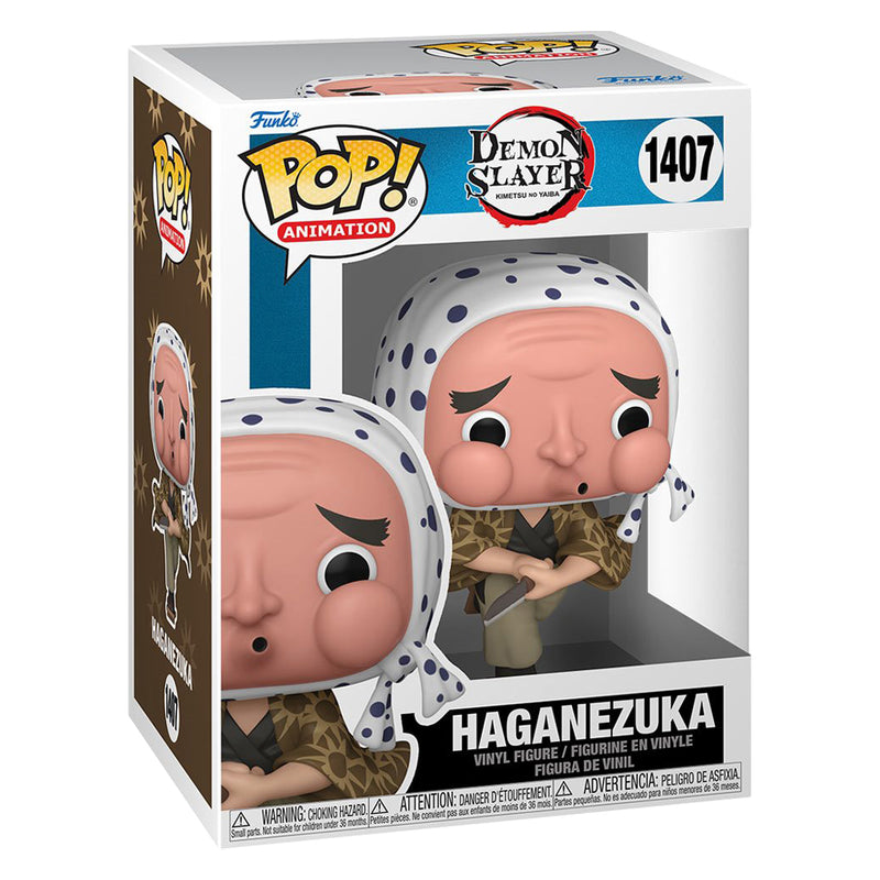 Boneco Funko POP Haganezuka 1407 Anime Demon Slayer Kimestu no Yaiba Brinquedo Colecionável Presente Coleção Criança