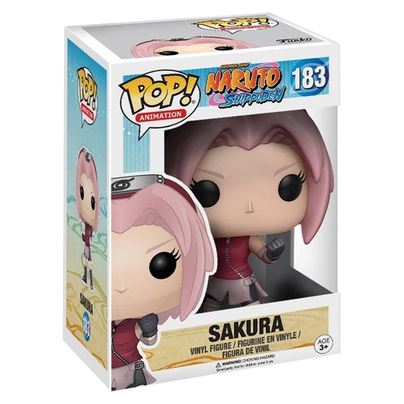 Boneco Pop Funko Sakura Haruno 183 Anime Naruto Shippuden Original Brinquedo Colecionável Presente Coleção Criança