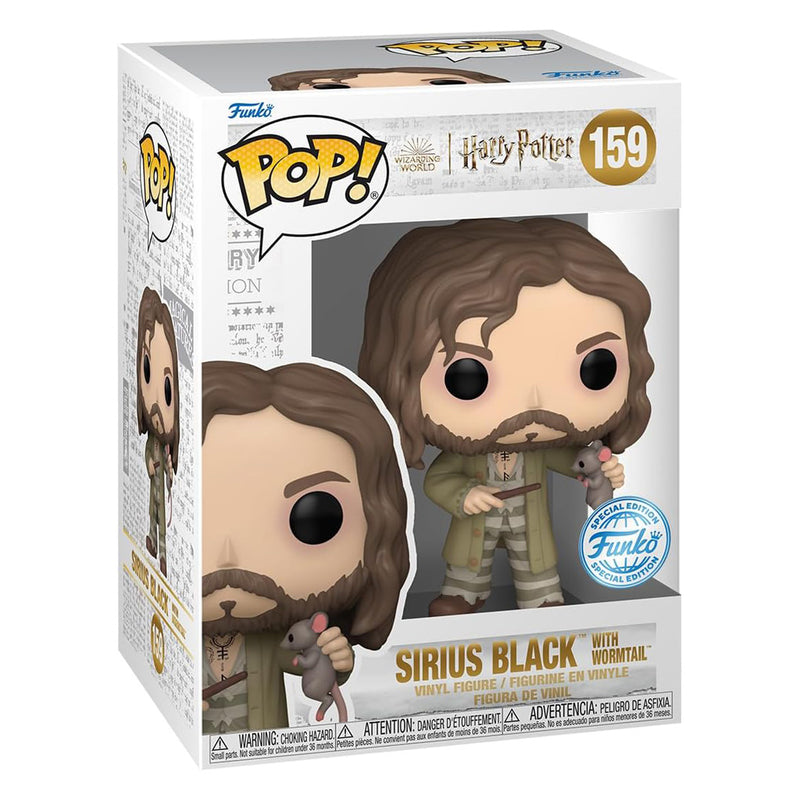 Boneco Funko POP Sirius Black With Rabicho 159 Colecionável Presente Coleção Criança 165