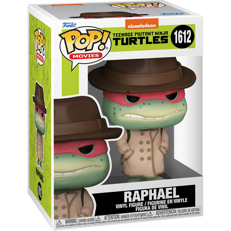 Boneco Funko POP Rafael com Casaco e Chapéu 1612 Tartarugas Ninja Adolescentes Mutantes 1990  Figura de Vinil Brinquedo Colecionável Coleção Criança