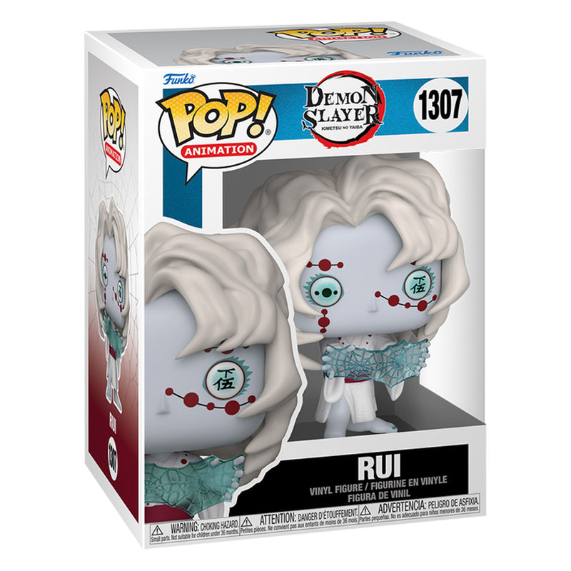 Boneco Funko POP Rui Lua Inferior 1307 Anime Demon Slayer Kimestu no Yaiba Brinquedo Colecionável Presente Coleção Criança