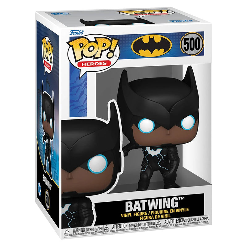 Boneco Funko POP Heróis Batwing 500 DC Comics Brinquedo Colecionável Coleção Criança