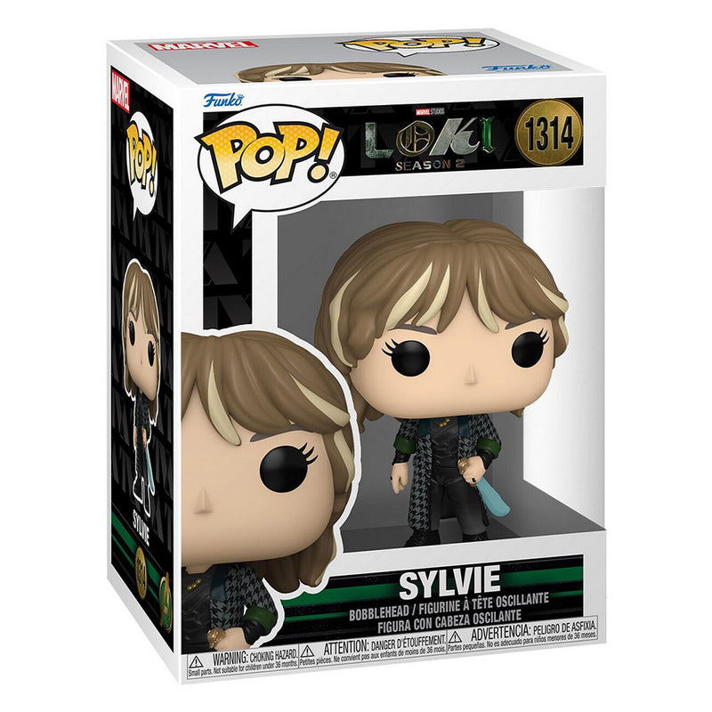 Boneco Funko POP Sylvie 1314 Marvel Disney Série Loki Brinquedo Colecionável Presente Coleção Criança