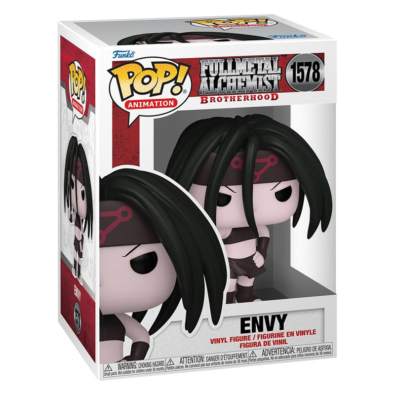 Boneco Funko POP Envy 1579 Anime Manga Fullmetal Alchemist Brotherhood Brinquedo Colecionável Presente Criança