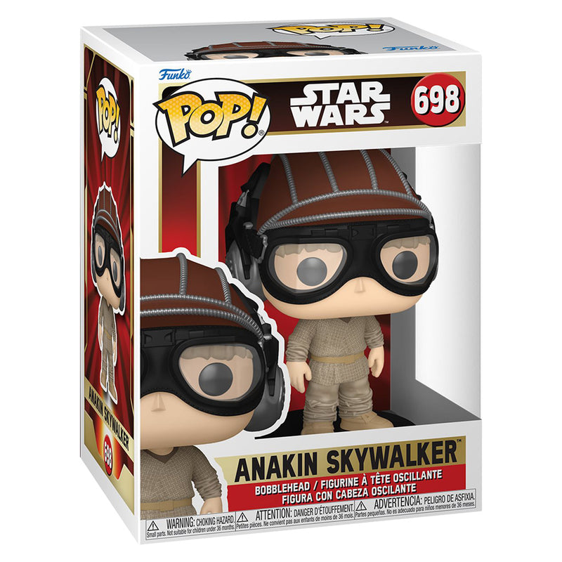 Boneco Funko POP Anakin Skywalker 698 Disney Lucas Filmes Filme Star Wars Episódio I Ameaça Fantasma Brinquedo Colecionável Presente Coleção Criança