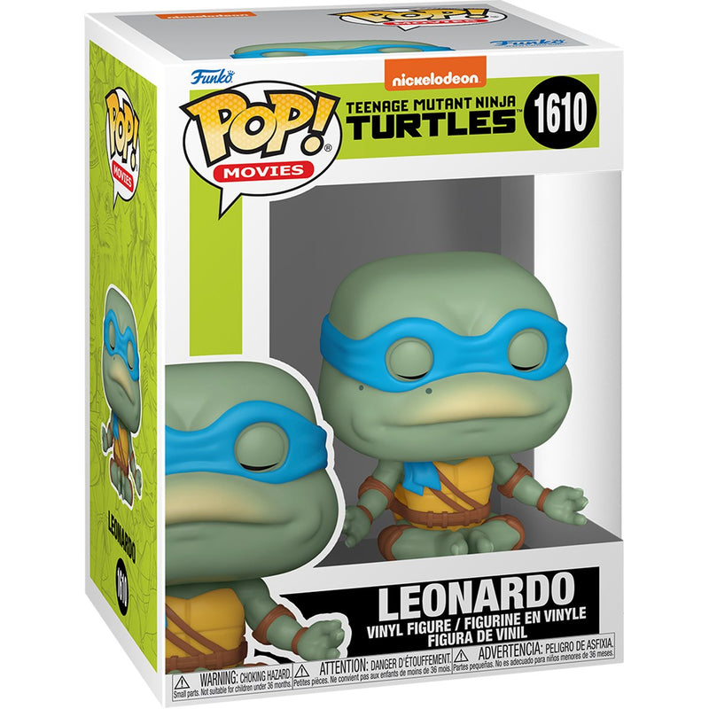 Boneco Funko POP Leonardo Meditando 1610 Tartarugas Ninja Adolescentes Mutantes 1990  Figura de Vinil Brinquedo Colecionável Coleção Criança