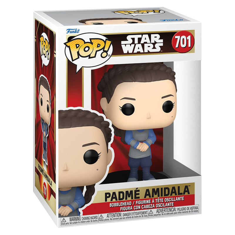 Boneco Funko POP Padmé Amidala 701 Disney Lucas Filmes Filme Star Wars Episódio I Ameaça Fantasma Brinquedo Colecionável Presente Coleção Criança