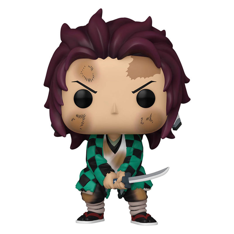 Boneco Funko POP Tanjiro Kamado 1403 Anime Demon Slayer Kimestu no Yaiba Brinquedo Colecionável Presente Coleção Criança