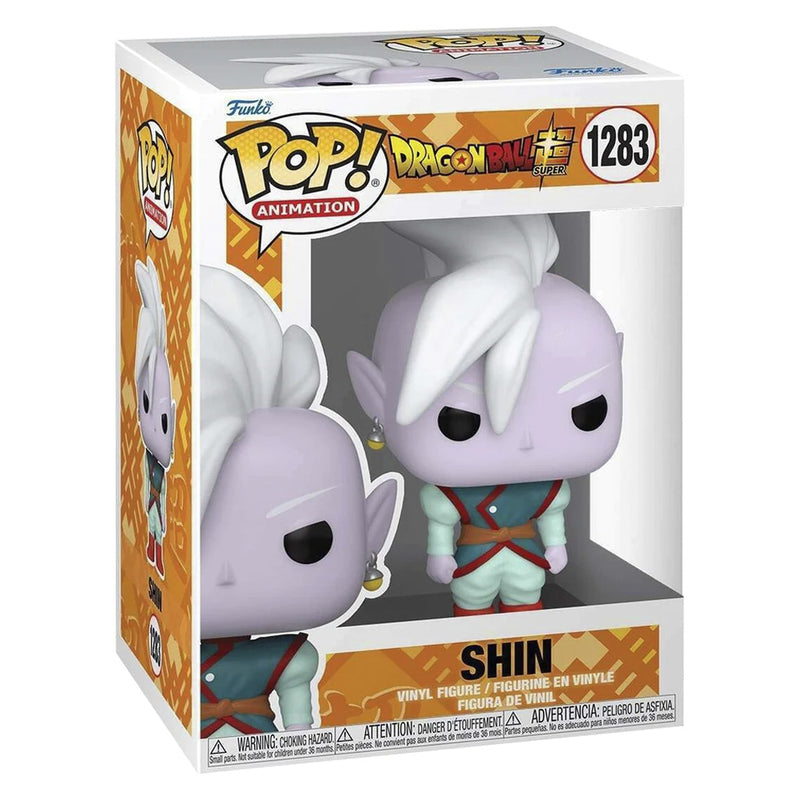 Boneco Funko POP Shin 1283 Exclusivo Anime Dragon Ball Super Brinquedo Colecionável Presente Coleção Criança