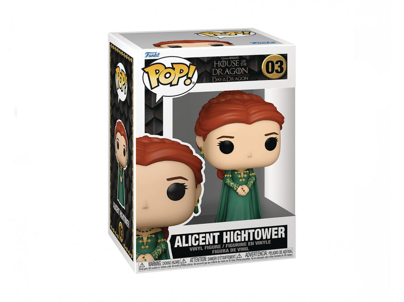 Boneco Funko POP Alicent Higtower 03 Game Of Thrones House The Dragon Série TV Brinquedo Colecionável Presente Coleção Criança