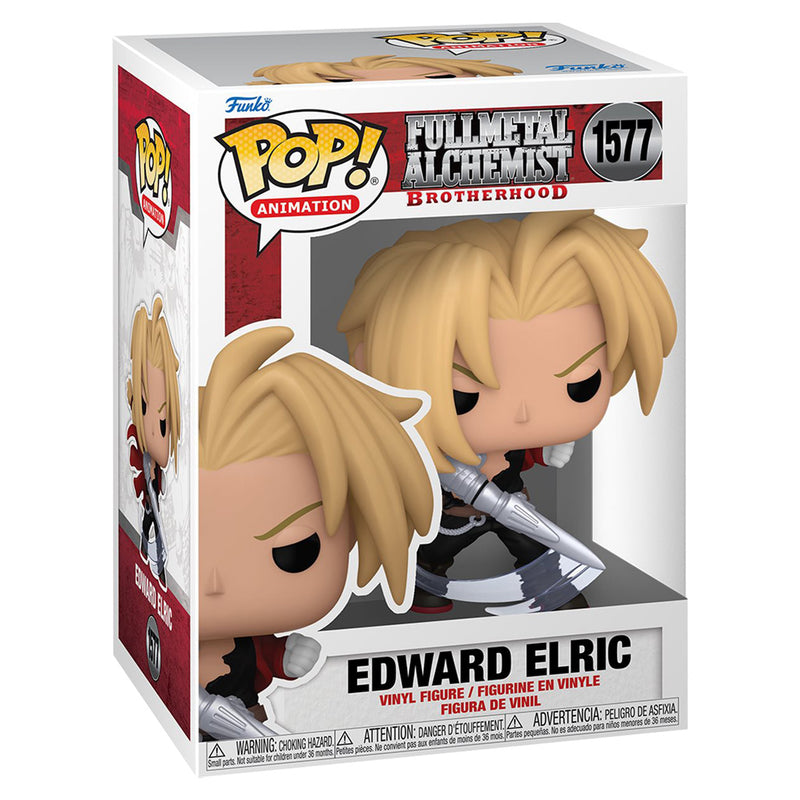 Boneco Funko POP Edward Elric 1577 Anime Manga Fullmetal Alchemist Brotherhood Brinquedo Colecionável Presente Criança