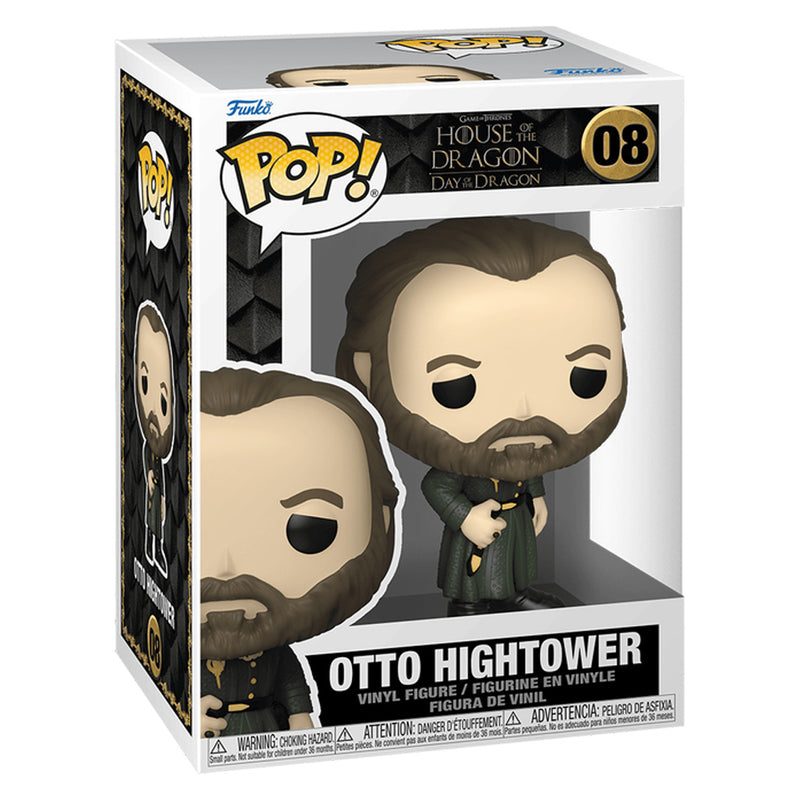 Boneco Funko POP Otto Hightower 08 Game Of Thrones House The Dragon Série TV Brinquedo Colecionável Presente Coleção Criança