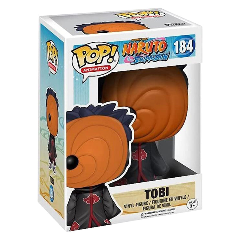 Boneco Pop Funko Tobi 184 Anime Naruto Shippuden Original Brinquedo Colecionável Presente Coleção Criança