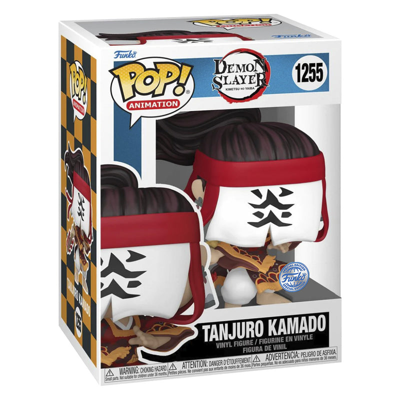 Boneco Funko POP Tanjuro Kamado 1255 Anime Demon Slayer Kimestu no Yaiba Brinquedo Colecionável Presente Coleção Criança