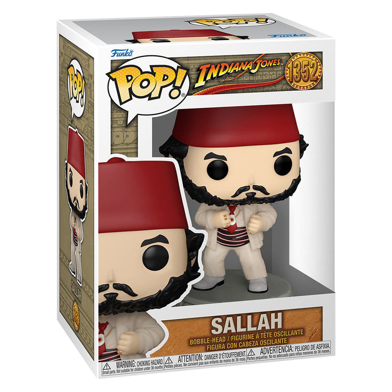 Boneco Funko POP Sallah 1352 Filme Indiana Jones A Última Cruzada Cinema Brinquedo Colecionável Presente Criança