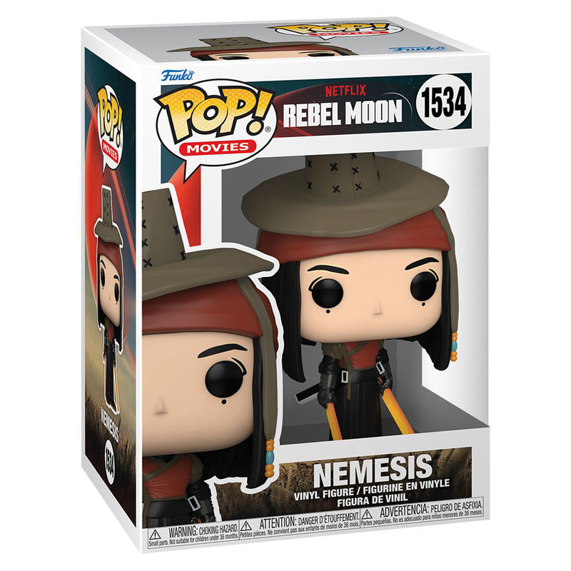 Boneco Funko POP Nemesis 1534 Netflix Série Rebel Moon Brinquedo Colecionável Presente Coleção Criança