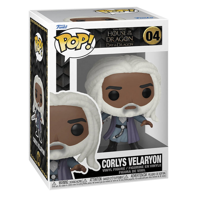 Boneco Funko POP Corlys Velaryon 04 Game Of Thrones House The Dragon Série TV Brinquedo Colecionável Presente Coleção Criança