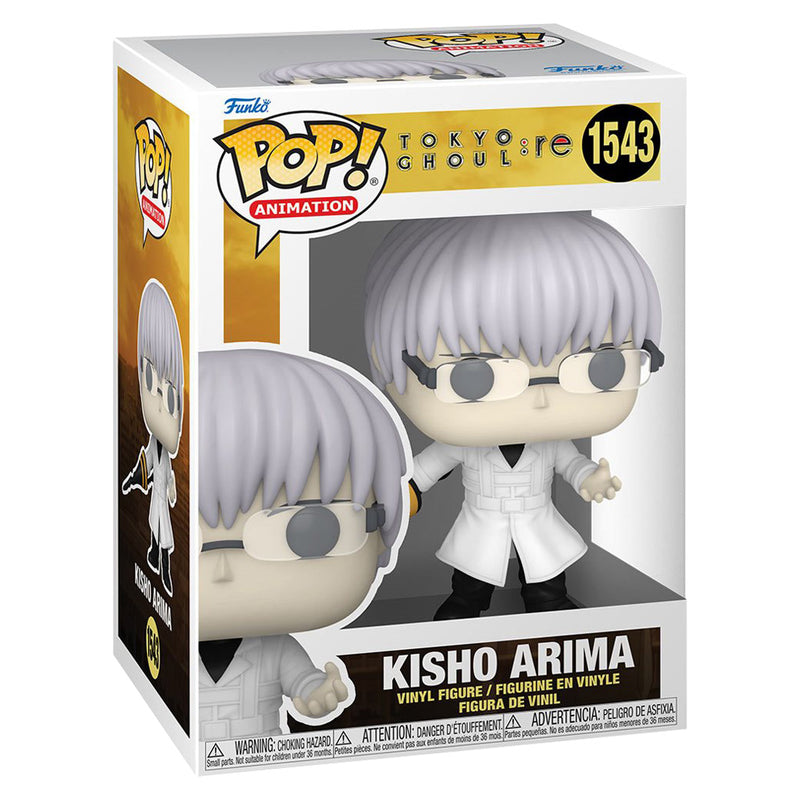 Boneco Funko POP Kisho Arima 1543 Anime Tokyo Ghoul:Re Brinquedo Colecionável Presente Coleção Criança