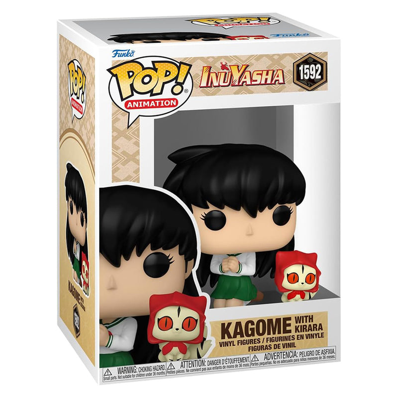 Boneco Funko POP Animation Kagome com Kirara 1592 Anime Brinquedo Colecionável Presente Criança