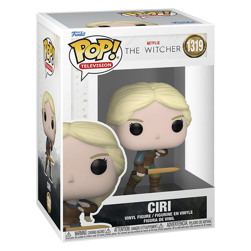 Boneco Funko POP Série The Witcher Ciri 1319 Funko Pop Television Netflix Brinquedo Colecionável Presente Criança