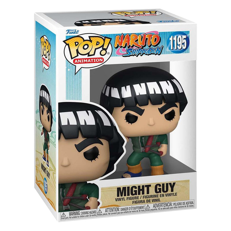 Boneco Pop Funko Might Guy 1195 Anime Naruto Shippuden Original Brinquedo Colecionável Presente Coleção Criança