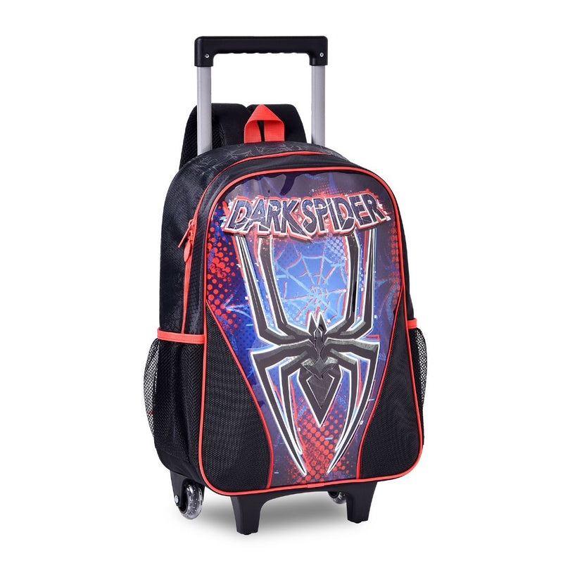 Mochila de Carrinho Dark Spider Mala Bolsa Infantil Masculino Clio