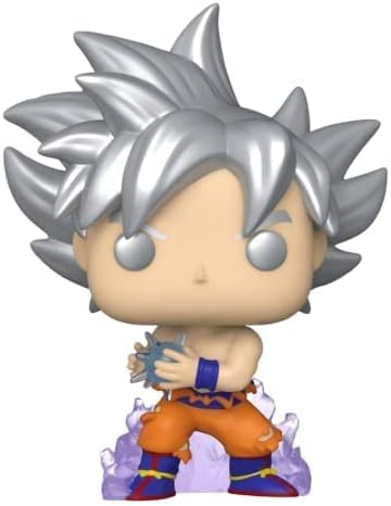 Funko Animação Pop: Dragon Ball - Goku Ultra Instinct c/ Kamehameha (NYCC'22), boneco colecionável de vinil Presente Criança