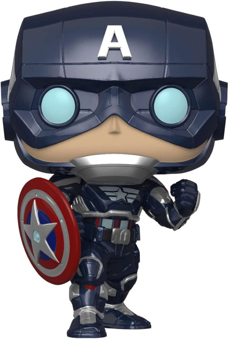 Funko Pop Marvel Avengers Vingadores Gameverse Capitão América 627 - Megalonania