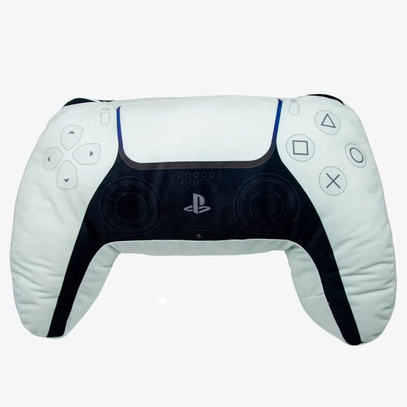 Almofada Controle Video Game Playstation Geek PS5 Branco - Megalonania