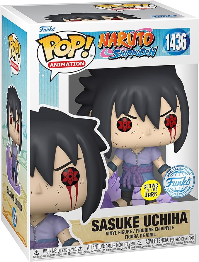 Boneco Funko Pop Naruto Shippuden Sasuke Uchiha Susanoo Sharingan Anime Mangekyo Brinquedo Boneco Colecionável Presente